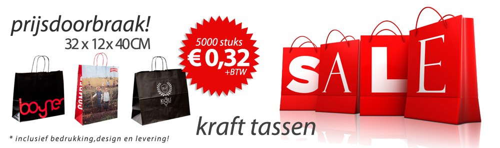 bedrukte papieren tassen